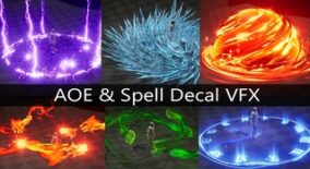 AOE and Spell Decal VFX ( with SFX ) download