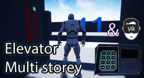 Multi storey Blueprint elevator & VR download