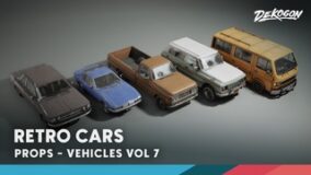 Vehicles VOL.7 – Retro Cars (Low Poly) download
