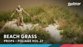 Foliage VOL.27 – Beach Grass (Low Poly) download