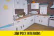Low Poly Cartoon House Interiors download