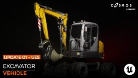 Driveable / Animated Excavator ( Material Variations ) download