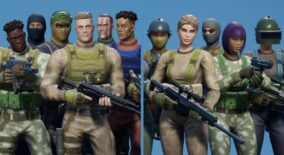 Styled Characters Pack: Military Male/Female download