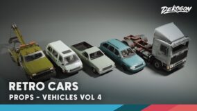 Vehicles VOL.4 – Retro Cars (Low Poly) download