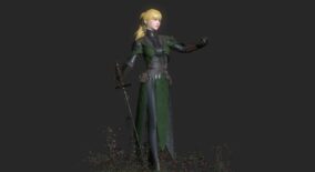 ESM Aida S1: young female knight download