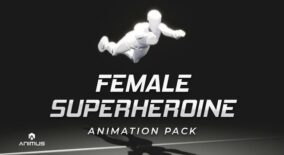 Female Superheroine Animation Pack download