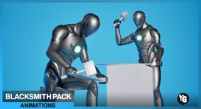 37 Blacksmith NPC Mocap Animations download