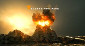 Volcano 3D VDB Pack download