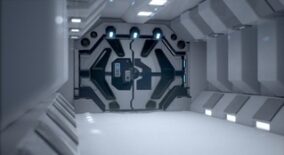 SciFi Animated Doors Pack download