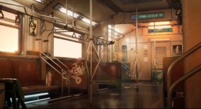 Cyberpunk Subway Train Kit download