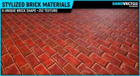 Stylized Brick Materials download