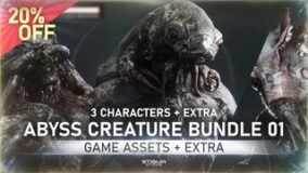 Abyss Creature Bundle 01 – Game Assets + Extra download