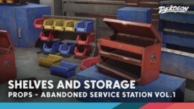 Abandoned Service Garage – VOL.1 – Shelves and Storage download