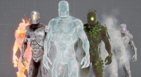 Elemental Golems Character Asset Pack download