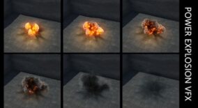 Power Explosions VFX Pack // Color Explosions // Dust and Sand explosions download