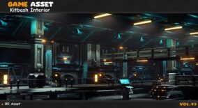 80 SciFi Environment Panel Kitbash Vol 03 download