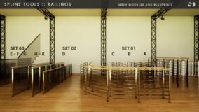 Spline Tools – Railings and Fences download