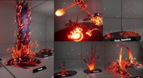 Lava VFX with Blueprint download