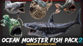 Ocean Monster Fish Pack – Part 2 download