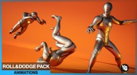 114 Roll and Dodge Mocap Animations download