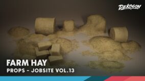 Jobsite VOL.13 – Farm Hay (Nanite & Low Poly) download