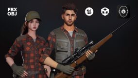 Lumberjack Hunter – Male and Female Characters download