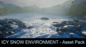Icy Snow Environment – Asset Pack download