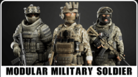 Modular Military Character download