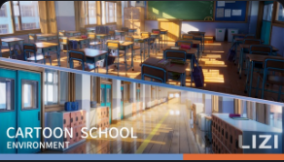 Cartoon Japanese School download