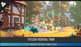 Stylized Town download