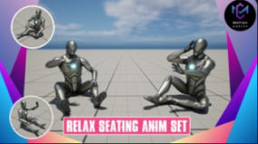 Relax Seating Conversation Anim Set download