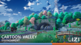 Cartoon Valley Environment download
