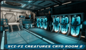 Sci-Fi Creatures Cryo Capsules Room 2 download