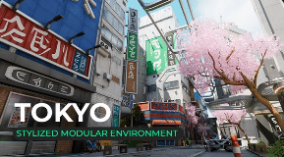 Tokyo Stylized Environment download