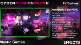 Cyberpunk FX Pack 2 – Neon Panels and Screens download