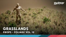 Foliage VOL.18 – Grasslands (Low Poly) download