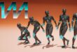 Animated Female Locomotion Set download