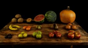 Photoscanned Realistic Fruit Set download
