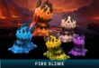 Stylized Fantasy Fire Slime download