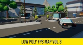 Low Poly FPS Map Vol.3 – Shooter Office Map download