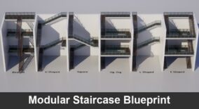 Modular Staircase Blueprint download
