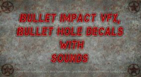 Bullet Impact VFX with Bullet Hole Decals and Sounds download