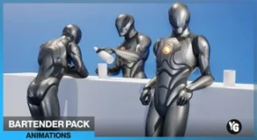 38 Bartender NPC Mocap Animations download
