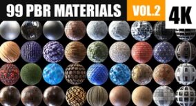 99 PBR Materials Vol.02 download