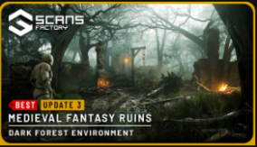 Medieval Fantasy Ruins – Dark Forest Environment download