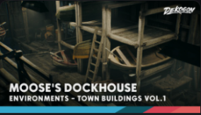 Town Buildings VOL.1 – Moose’s Dockhouse download