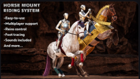 Complete Horse Riding System: Rideable Mount download