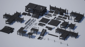 Wooden props environment pack download