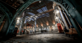 Victorian Train Station and Railroad Modular Set download