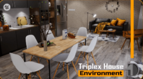 Triplex House Villa download